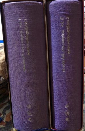 Obra completa Vol. I y II. Textos autobiográficos 1 y 2.