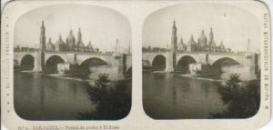 El Turismo Práctico. Vistas Estereoscópicas de España. Zaragoza.