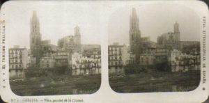 El Turismo Práctico. Vistas Estereoscópicas de España. Gerona.