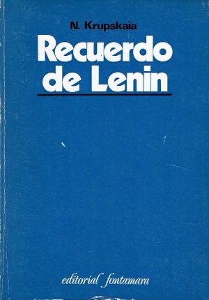 Recuerdo de Lenin.