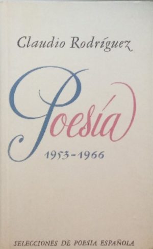 Poesía 1953 - 1966.