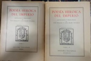 Poesía heroica del Imperio. 2 vols.