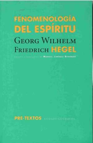 Fenomenología del espíritu.