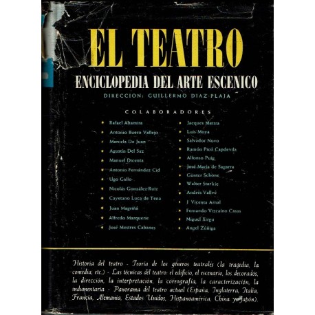 El teatro. Enciclopedia del arte escénico.