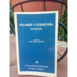 Falange y literatura. Antología.