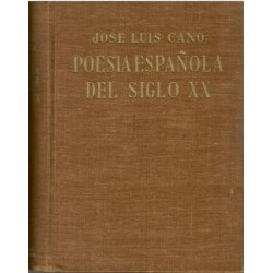 Poesía española del siglo XX.