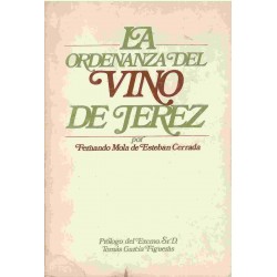 La ordenanza del vino de Jerez.