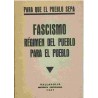 Fascismo. Régimen del pueblo para el pueblo.