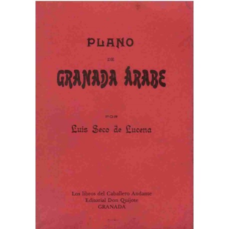 Plano de Granada árabe.