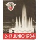 Folleto informativo de la feria de muestras de Barcelona de 1934.