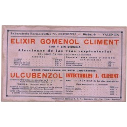 Papel secante Elixir Gomenol