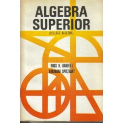 Álgebra superior (College algebra).