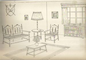 Muebles coloniales. Serie A. Número 2.