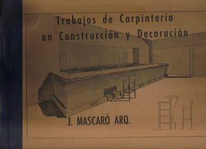 Trabajos de carpintería en construcción y decoración.