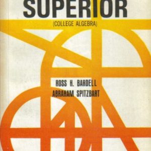 Álgebra superior (College algebra).