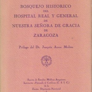 Bosquejo histórico del Hospital Real y General de Nuestra Señora de Gracia de Zaragoza.