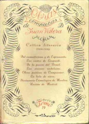 Obras completas de Juan Valera. Tomo 19