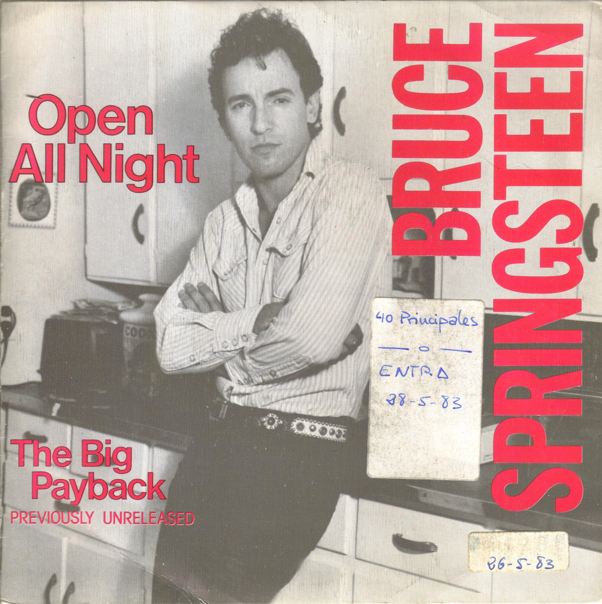 Open all night/ The big payback. Bruce Springsteen