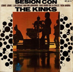 Sesión con The Kinks.