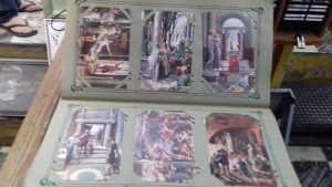 Álbum de tarjetas portales de principios del siglo XX.