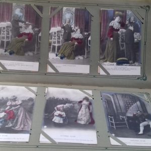 Álbum de tarjetas portales de principios del siglo XX.