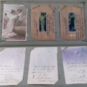 Álbum de tarjetas portales de principios del siglo XX.