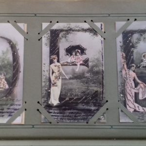 Álbum de tarjetas portales de principios del siglo XX.