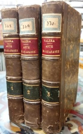 Poesía y arte de los árabes en España y Sicilia. 3 vols.