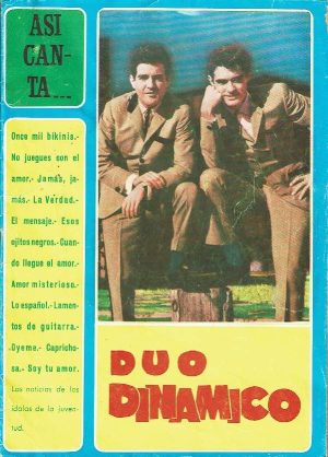 Así canta... Dúo dinámico.