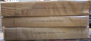 Vocabulario arabo - italiano. 3 vols.
