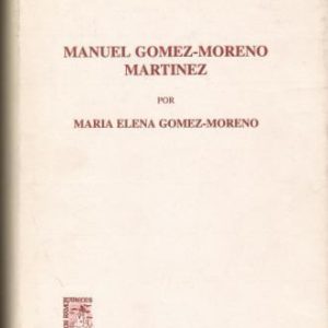 Mnuel Gómez-Moreno Martínez.