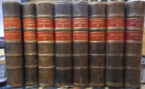 El Ingenioso Hidalgo Don Quijote de la Mancha. 8 vols.