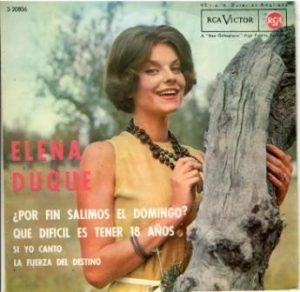 ¿Por fin salimos el domingo? Qué dificil es tener 18 años. Si yo canto, La fuerza del destino.