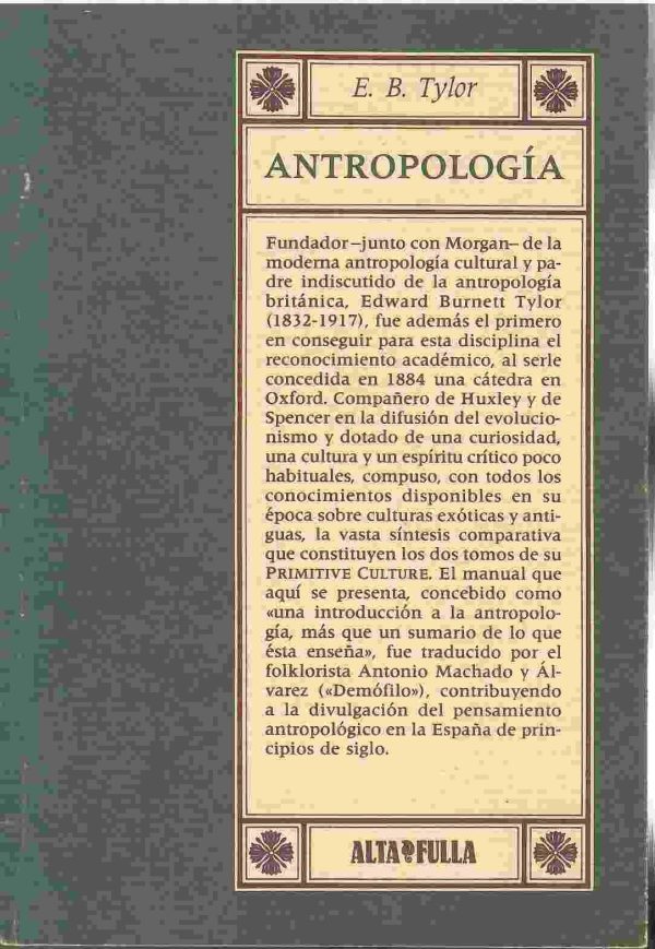 Antropología.
