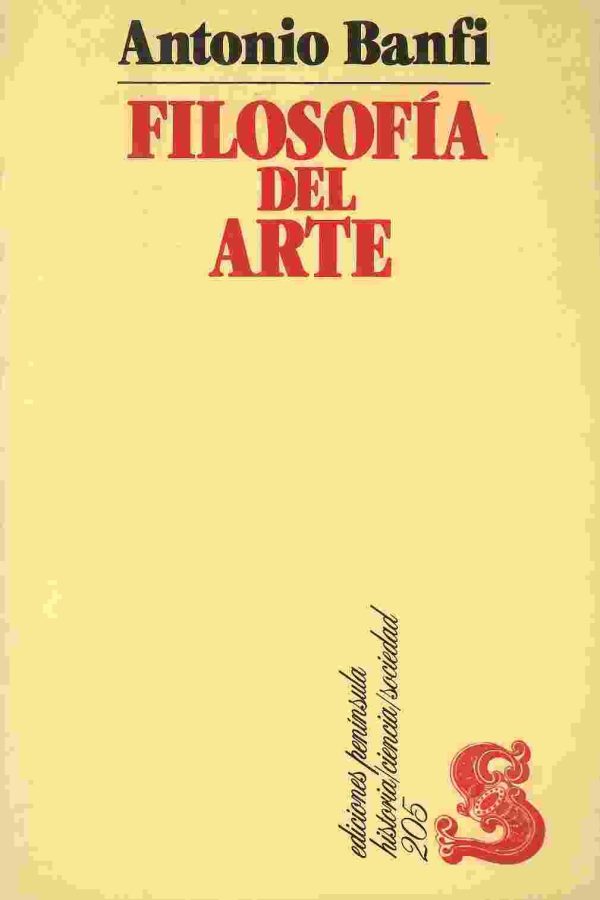 Filosofía del arte.