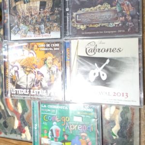 5 CDs Carnavales de Cadiz.