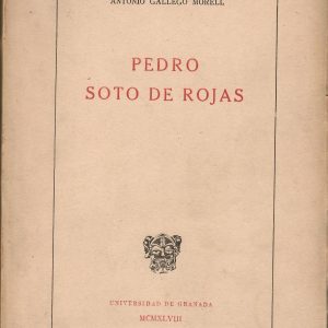 Pedro Soto de Rojas.