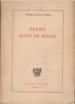 Pedro Soto de Rojas.