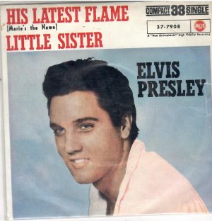 Elvis presley. His latest flame.