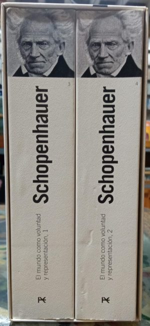 El mundo como voluntad y representación. 2 vols.
