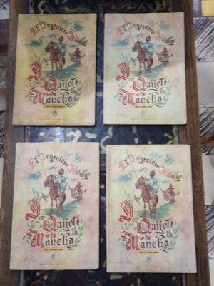 El Ingenioso Hidalgo Don Quijote de la Mancha. Tomos I, II, III y IV.