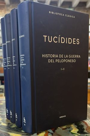 Historia de la Guerra del Peloponeso. 4 vols.