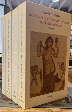 Historia de la decadencia y caída del Imperio Romano. 4 vols.