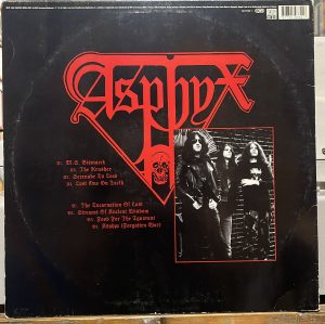 Asphyx. Last one on Earth.